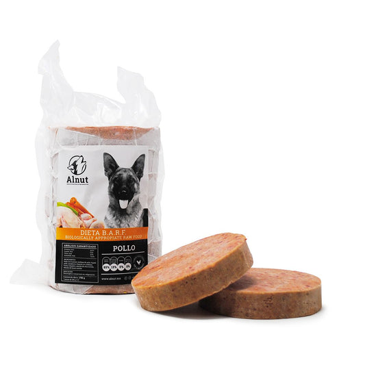 Alimento Barf Perro Pollo 1.75KG (7 Piezas)