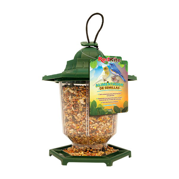 Alimentador de semillas para aves 360 G