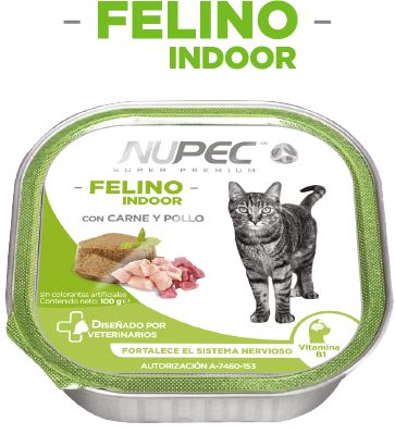 Alimento humedo Nupec Felino Indoor